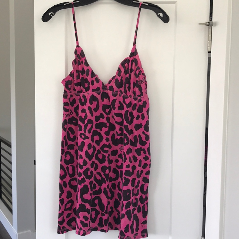 Pink animal print nightie